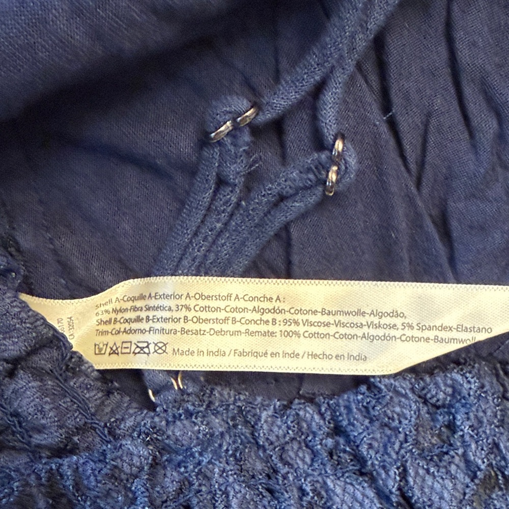 NWT Free People Midnight Blue Lace Bralette - Picture 5 of 6